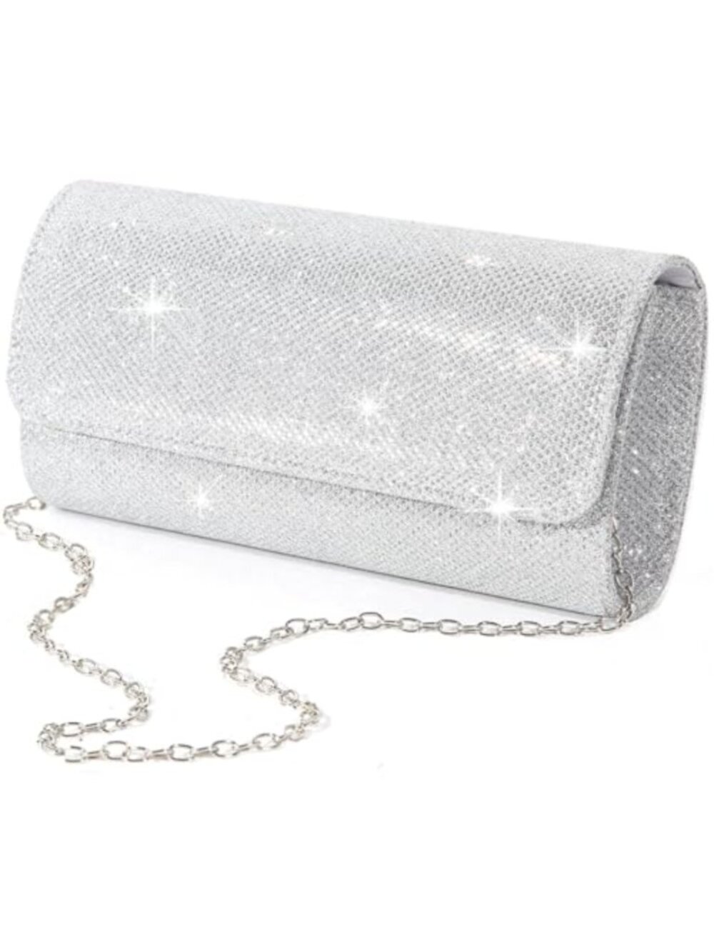 Glitter Clutch Purses for Women Detachable Chain Evening Bag Party Wedding